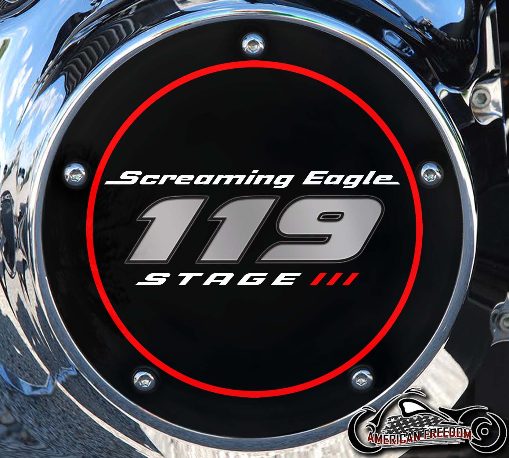 Screaming Eagle Stage III 119 Derby Cover OL